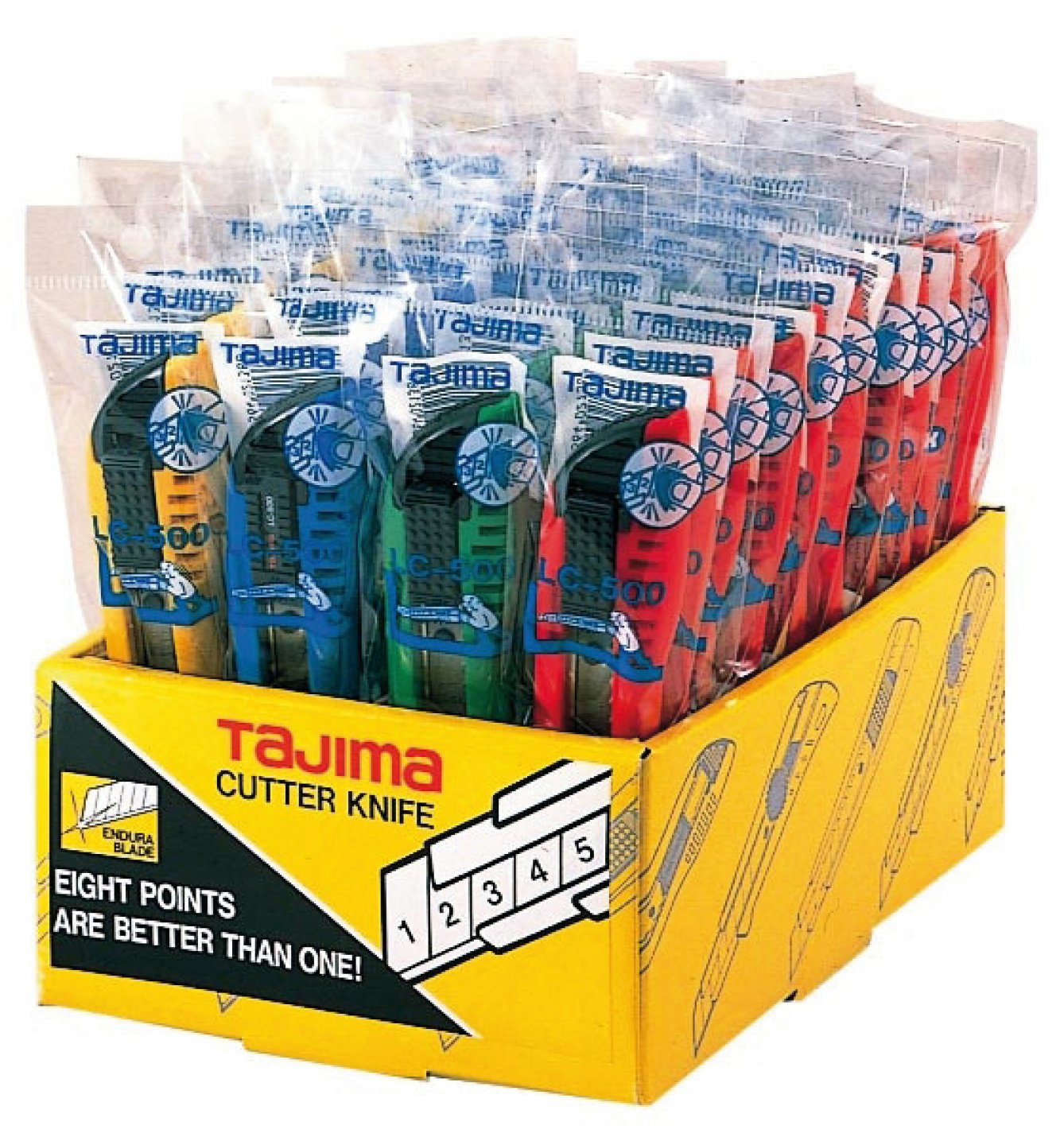 Tajima® display of 40 cutters 02
