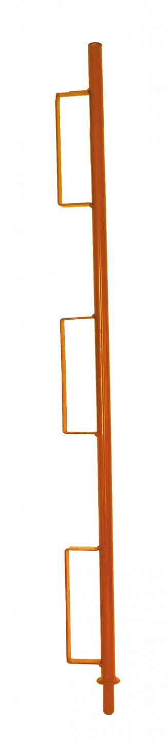 Metal railing rod