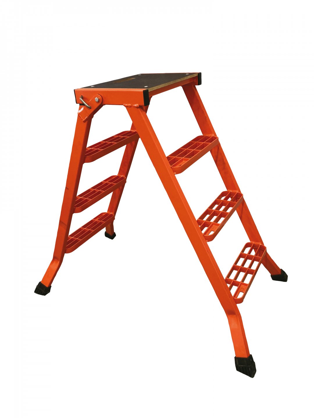 Aluminium folding step-stool 02