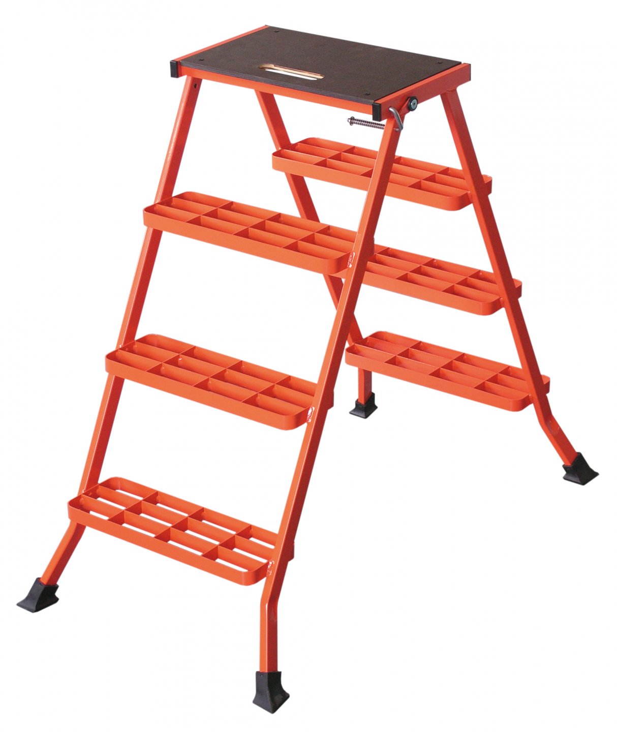 Steel folding step-stool 02