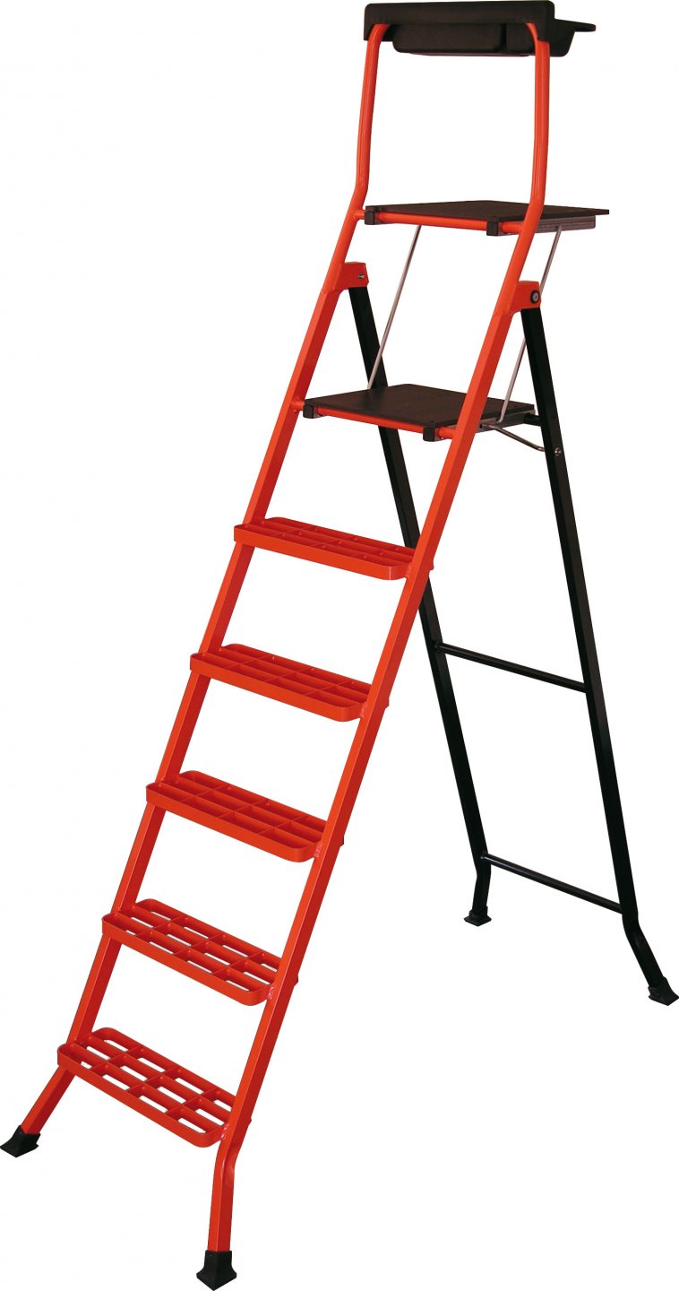 Steel stepladder 140 cm