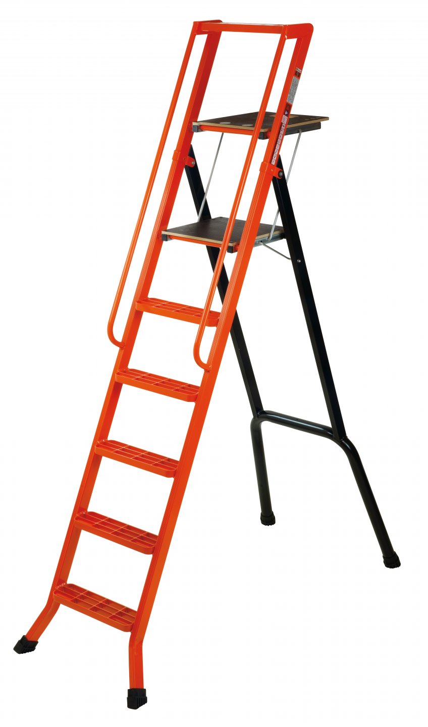 Aluminium stepladder 140 cm