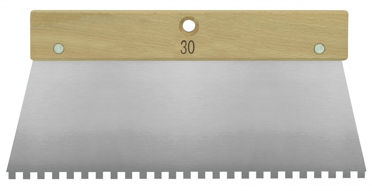 30 cm adhesive spreader - wooden handle