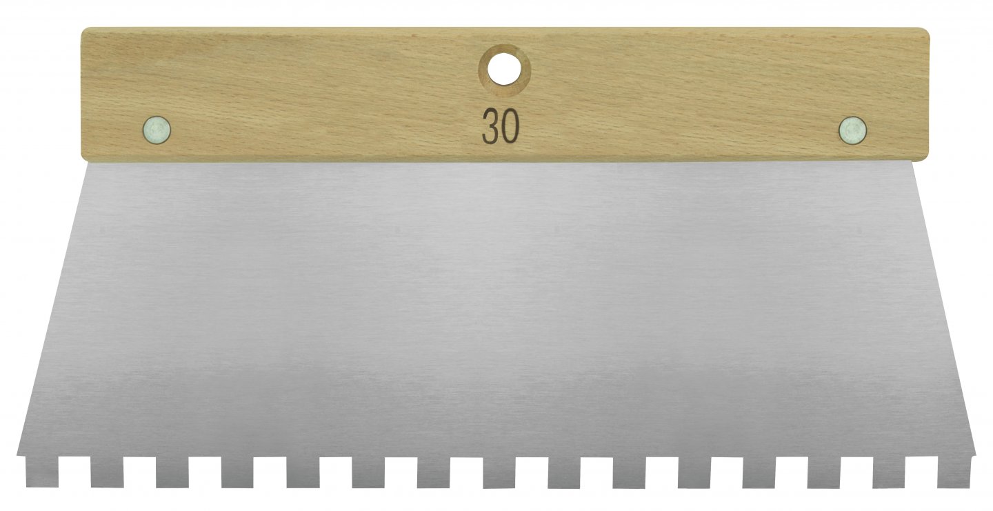 30 cm adhesive spreader - wooden handle 02