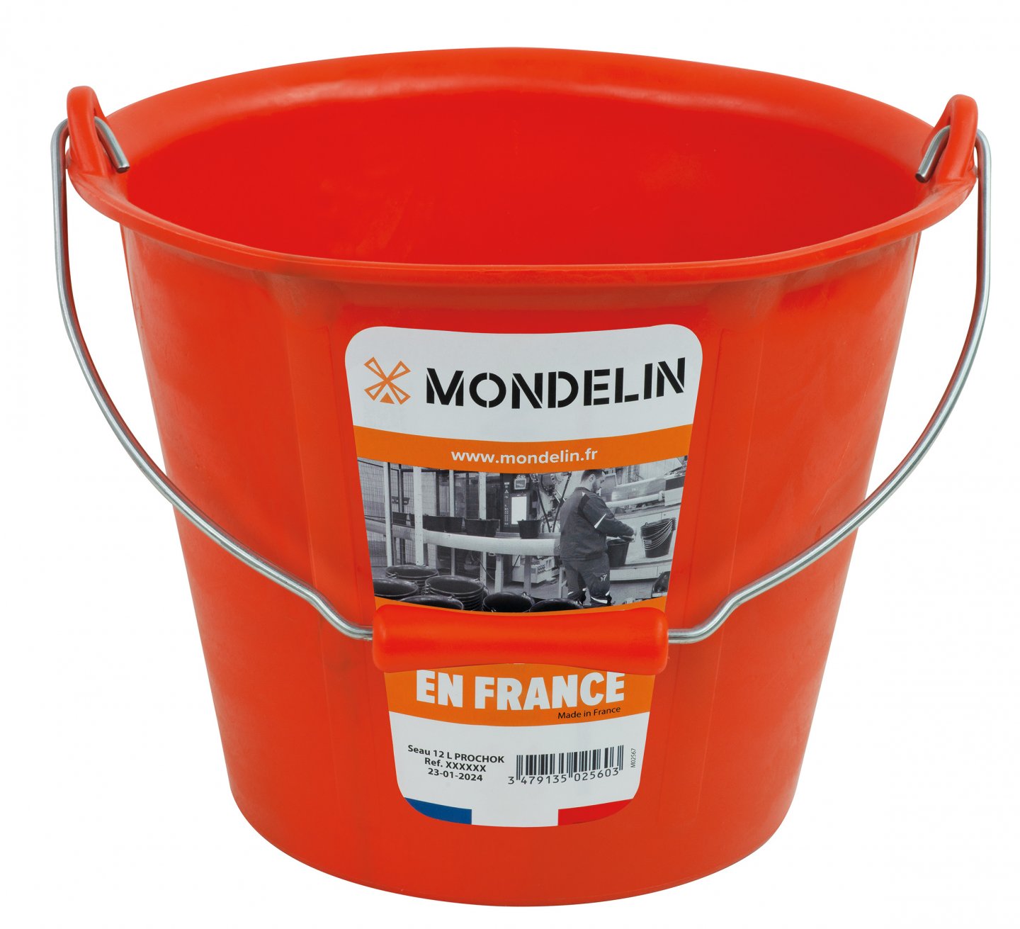 Orange prochok® mason bucket