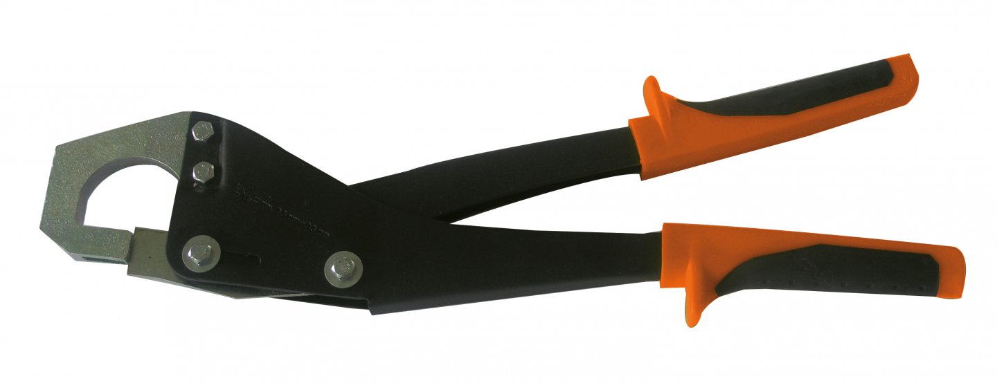 Profile stapling pliers for maxi profiles