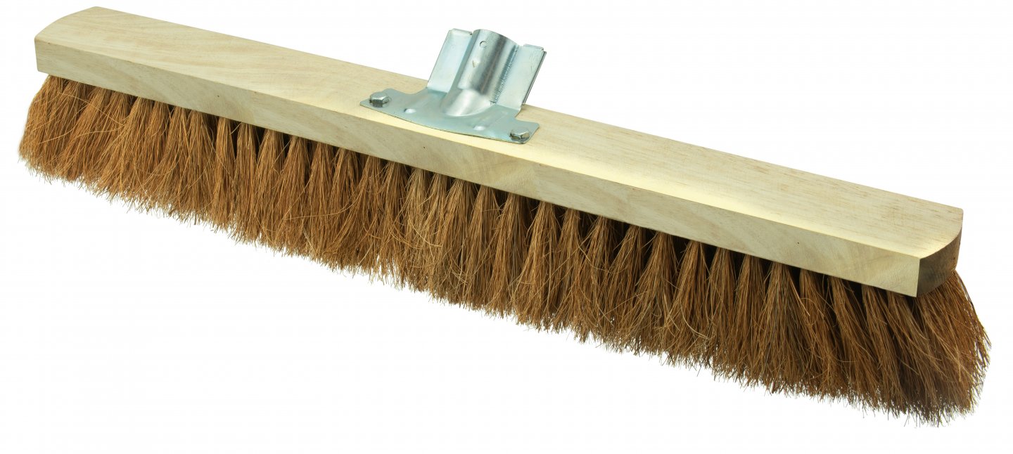 Wide coco broom