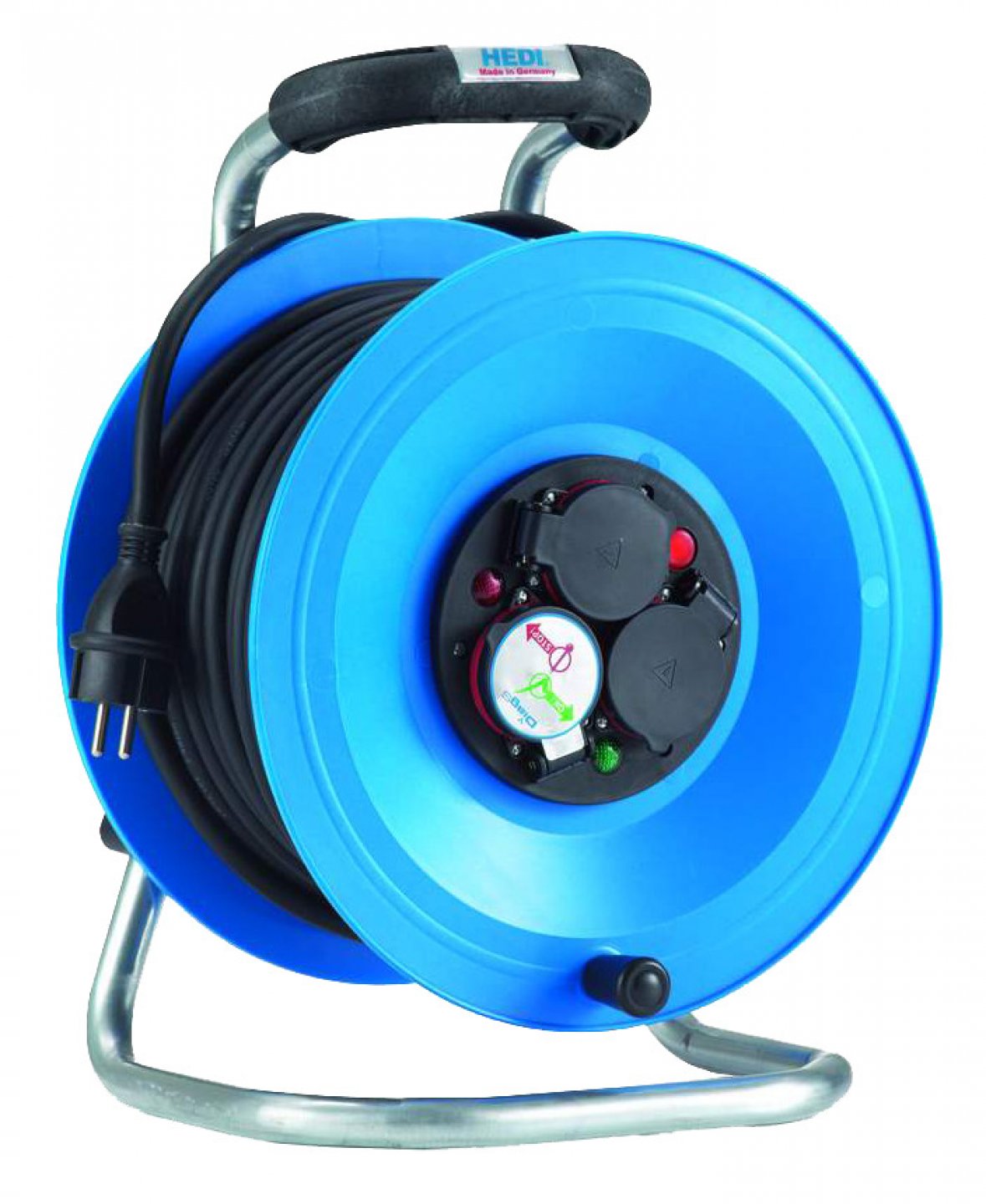 Cable reel - 40 m - 3 plugs - ip44
