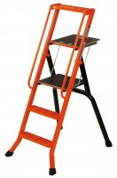 Removable tray for stepladder