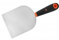 Stainless steel stucco trowel with bimaterial handle 02