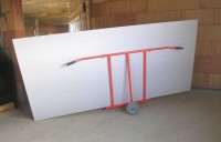 Plasterboard trolley with 2 wheels - 900kg 02