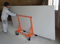 Plasterboard trolley with 4 wheels - 450kg 02