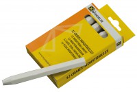 12 white chalk sticks