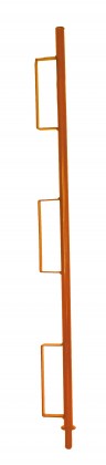 Metal railing rod