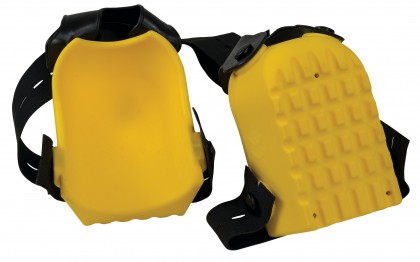 Reinforced polyurethane knee pads