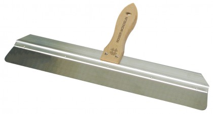Coating knife - wooden handle rounded angle
