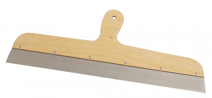 Coating knife - wooden plywood handle