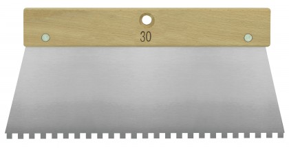 30 cm adhesive spreader - wooden handle