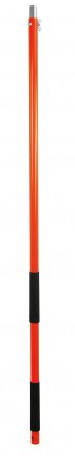 Telescopic pole for 2 in 1 concrete smoother