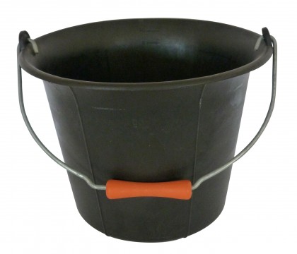 Plastic mason bucket with handle