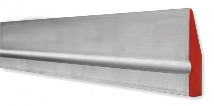 Bevelled aluminium screed layer ruler