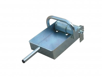 Glue applicator roller for rectified concrete blocks