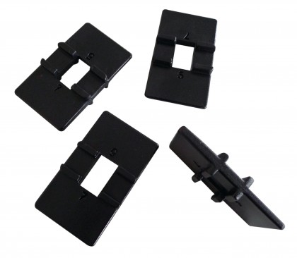 Reversible spacers for terrace blade installer - 5/7mm