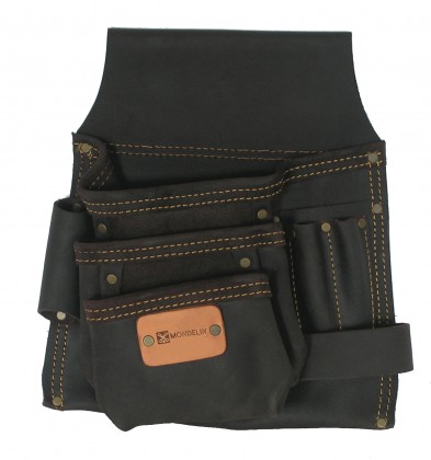 Tool pocket in tanned leather