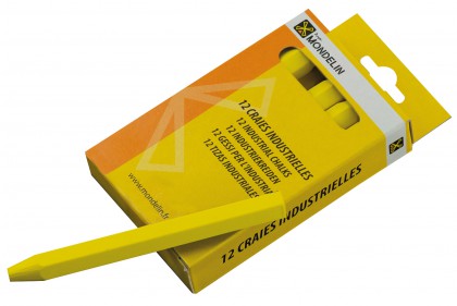 12 yellow chalk sticks