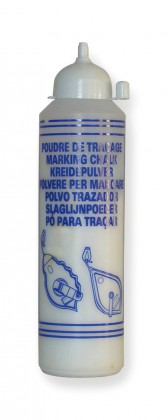 White chalk line powder