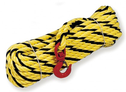 Polypropylene pulley rope + hook