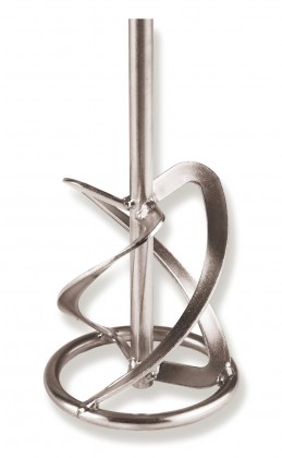 Triple propeller for mortars mixing paddle