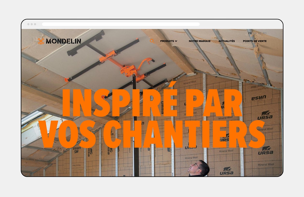 Un nouveau site internet pour Mondelin, inspiré par vos chantiers !
